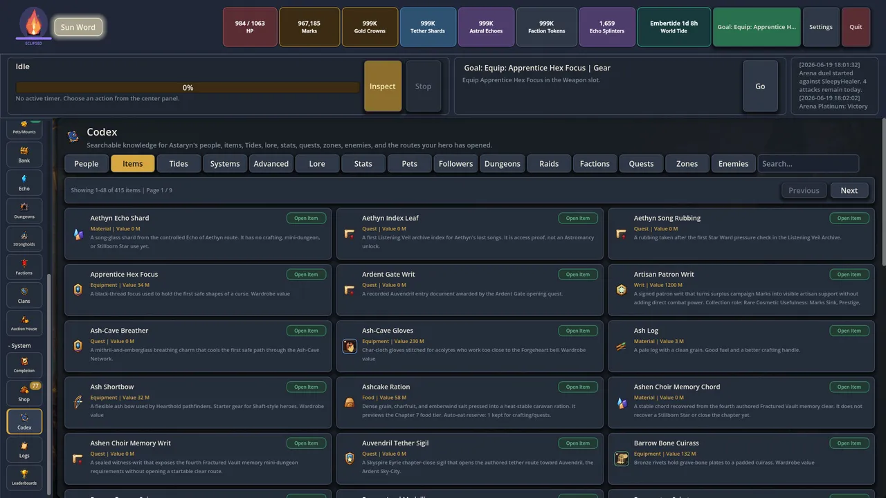 Astaryn: RPG Idler Screenshot 12