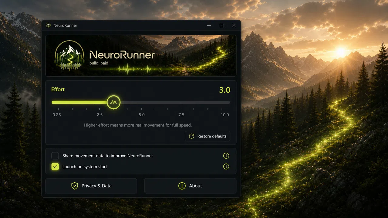Neurorunner Screenshot 0