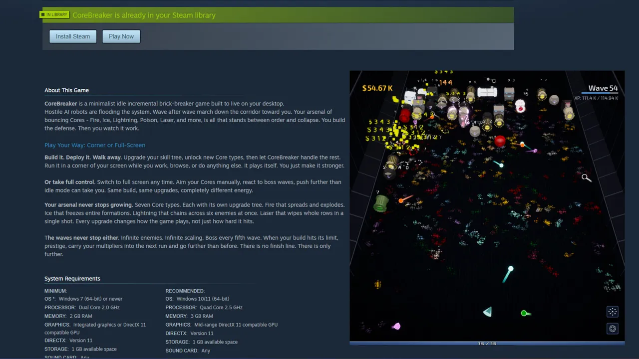 CoreBreaker: Desktop Swarm Screenshot 6