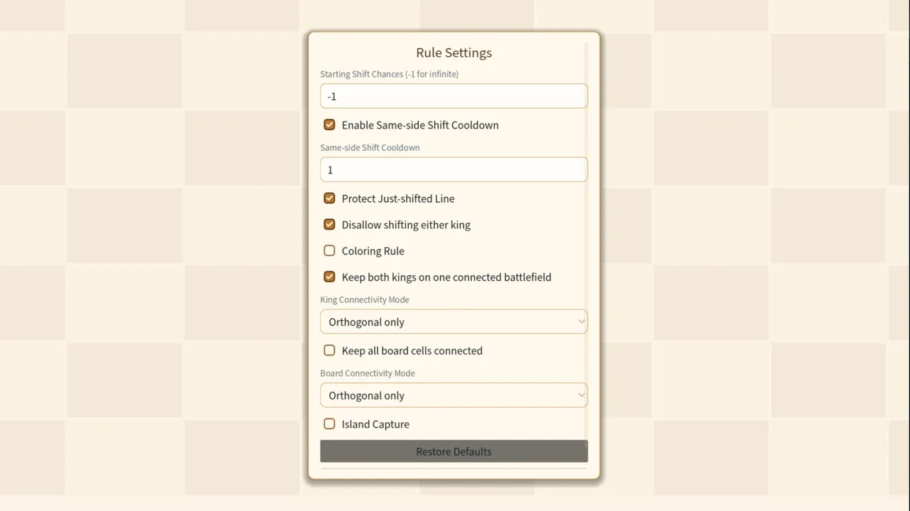 Shift Chess Screenshot 5