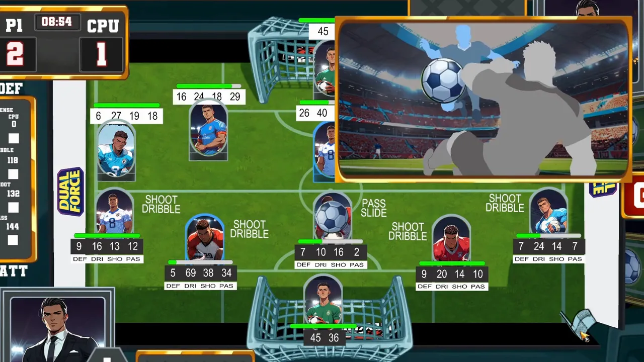 FootBall Card Battle Screenshot 1