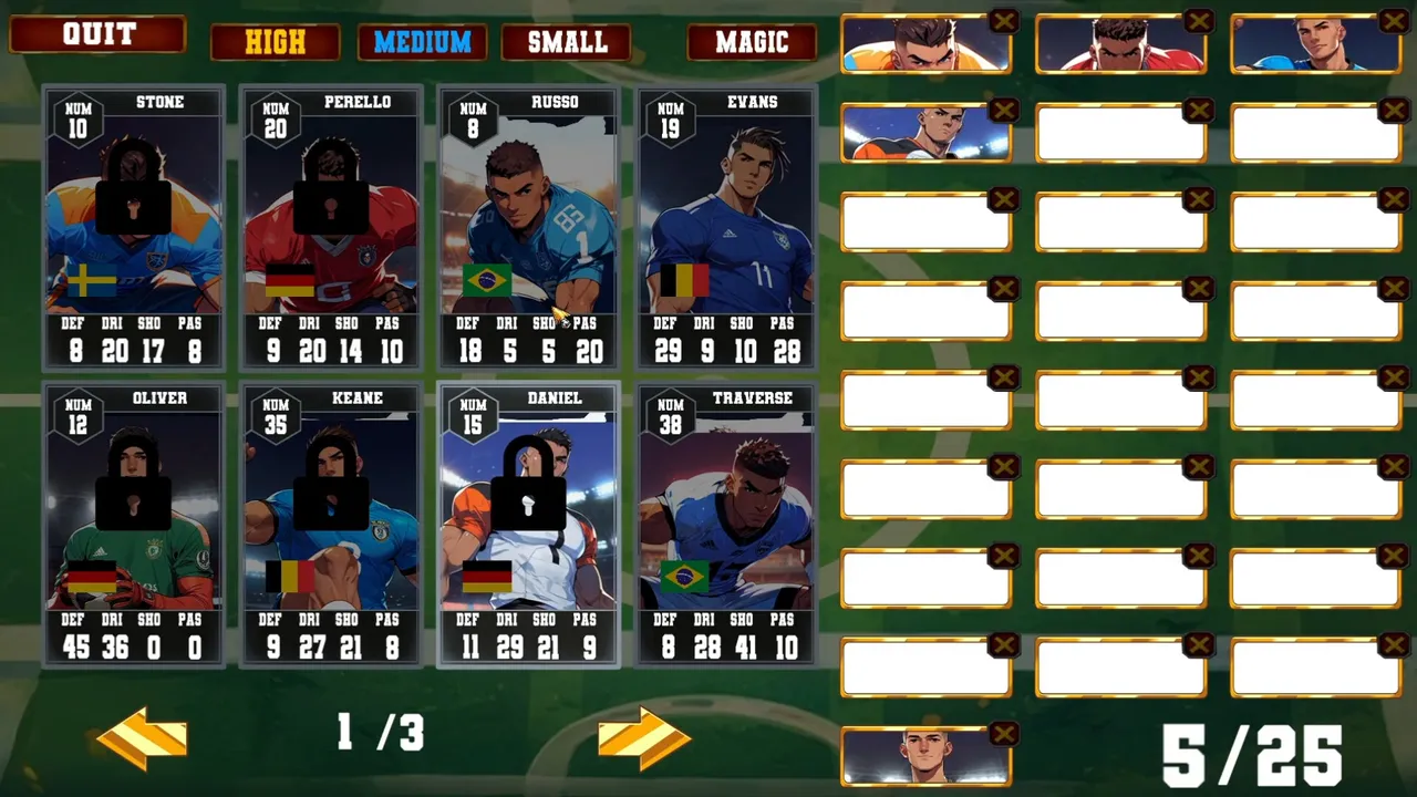 FootBall Card Battle Screenshot 2