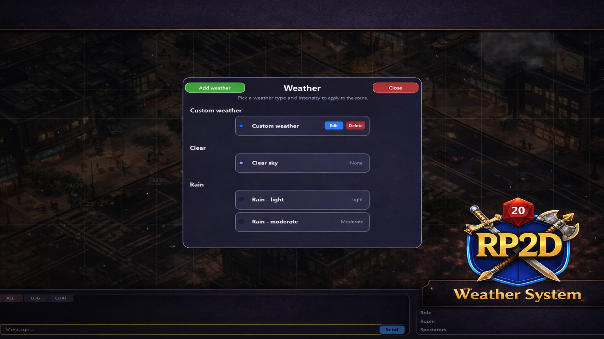 RP2D Virtual Tabletop Screenshot 2