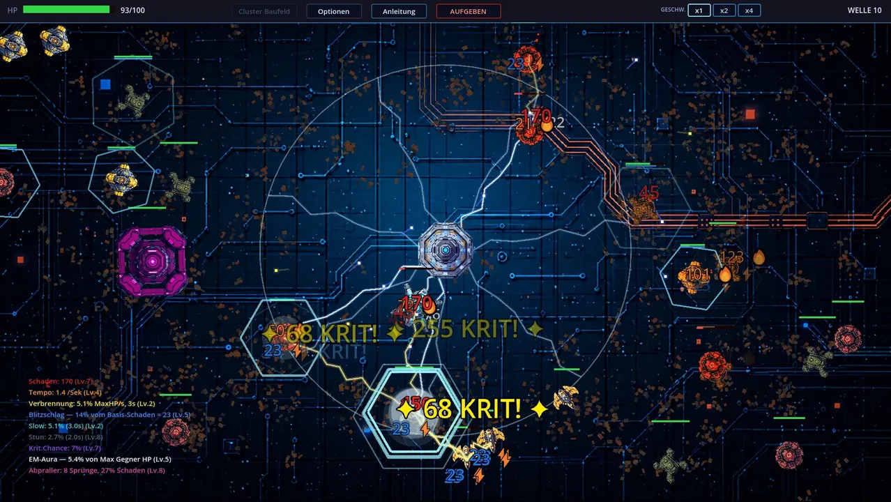 Cluster - Roguelike Tower Defense Screenshot 0