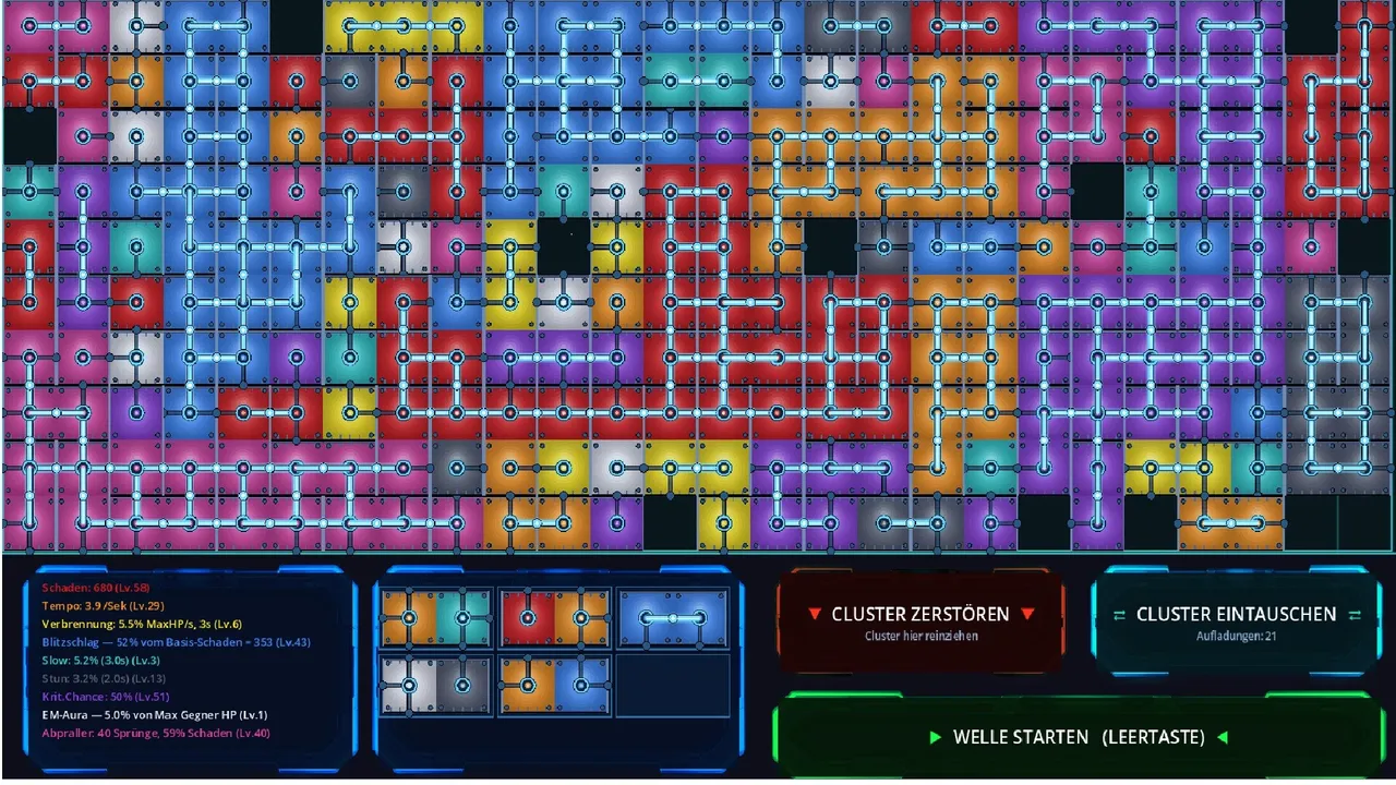 Cluster - Roguelike Tower Defense Screenshot 5
