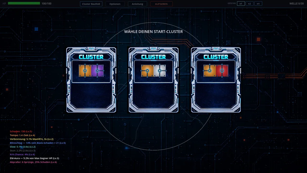 Cluster - Roguelike Tower Defense Screenshot 2