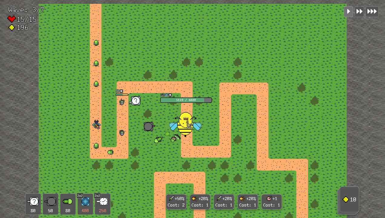 A Roguelike Tower Defense Screenshot 1