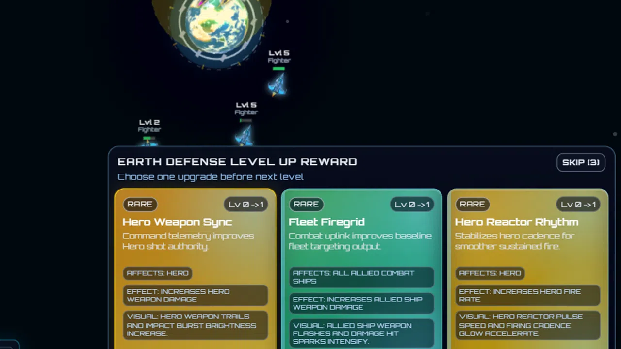 Earth’s Last Defense Idle Fleet Screenshot 1