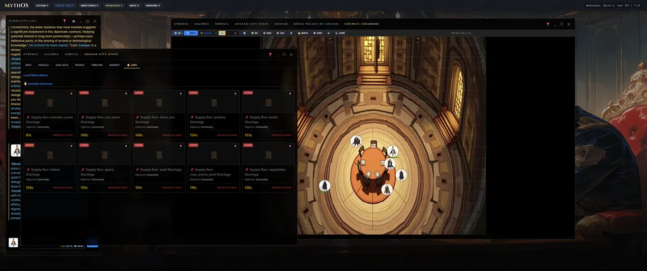 Myth-OS Demo Screenshot 4