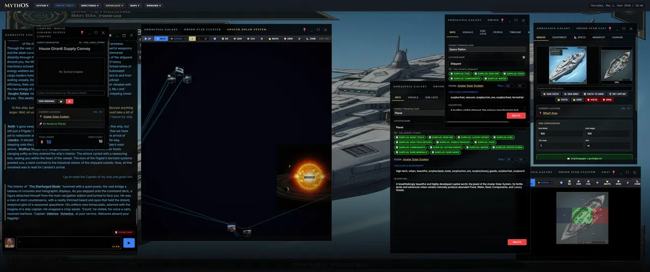 Myth-OS Demo Screenshot 1