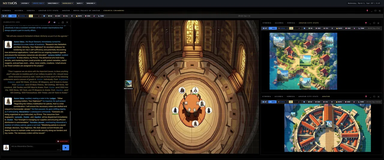 Myth-OS Demo Screenshot 16