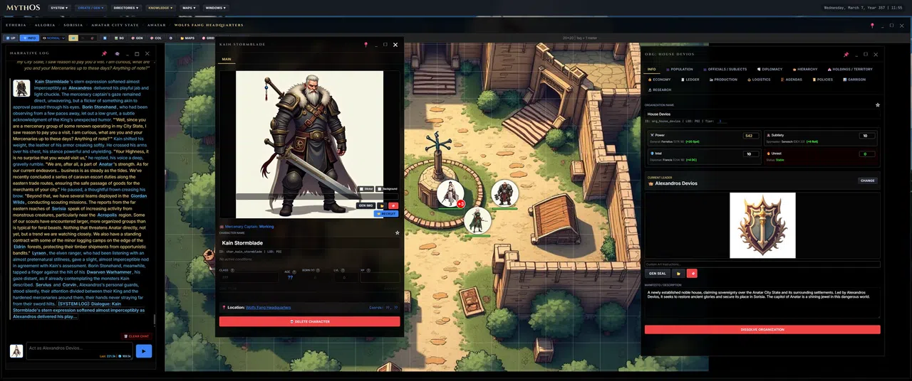 Myth-OS Demo Screenshot 14