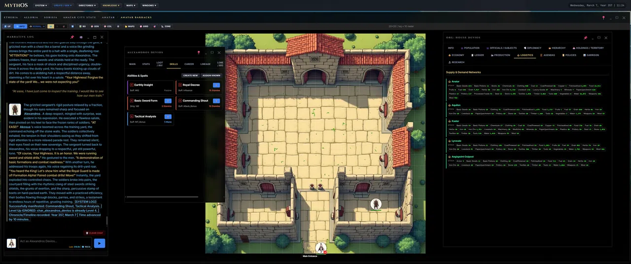 Myth-OS Demo Screenshot 15