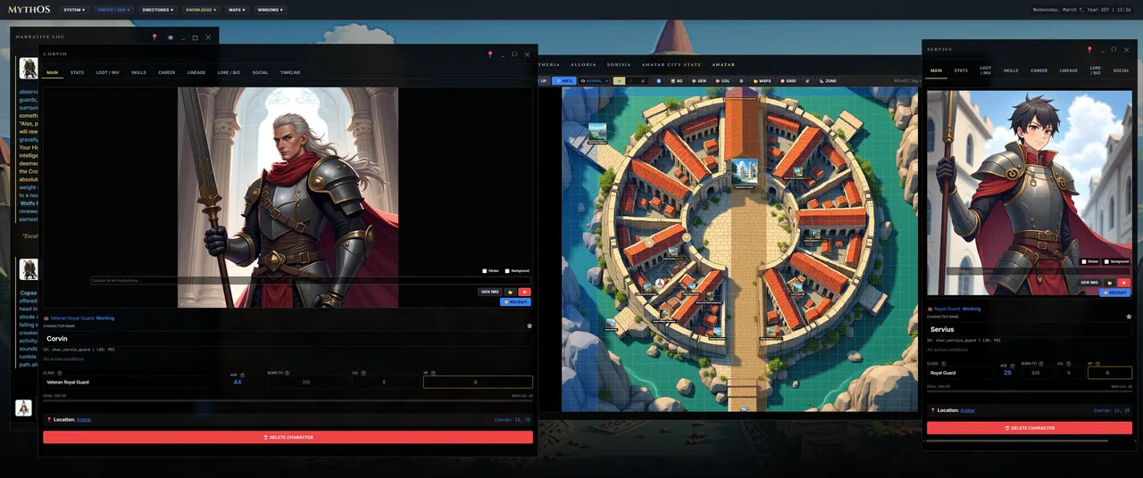 Myth-OS Demo Screenshot 13