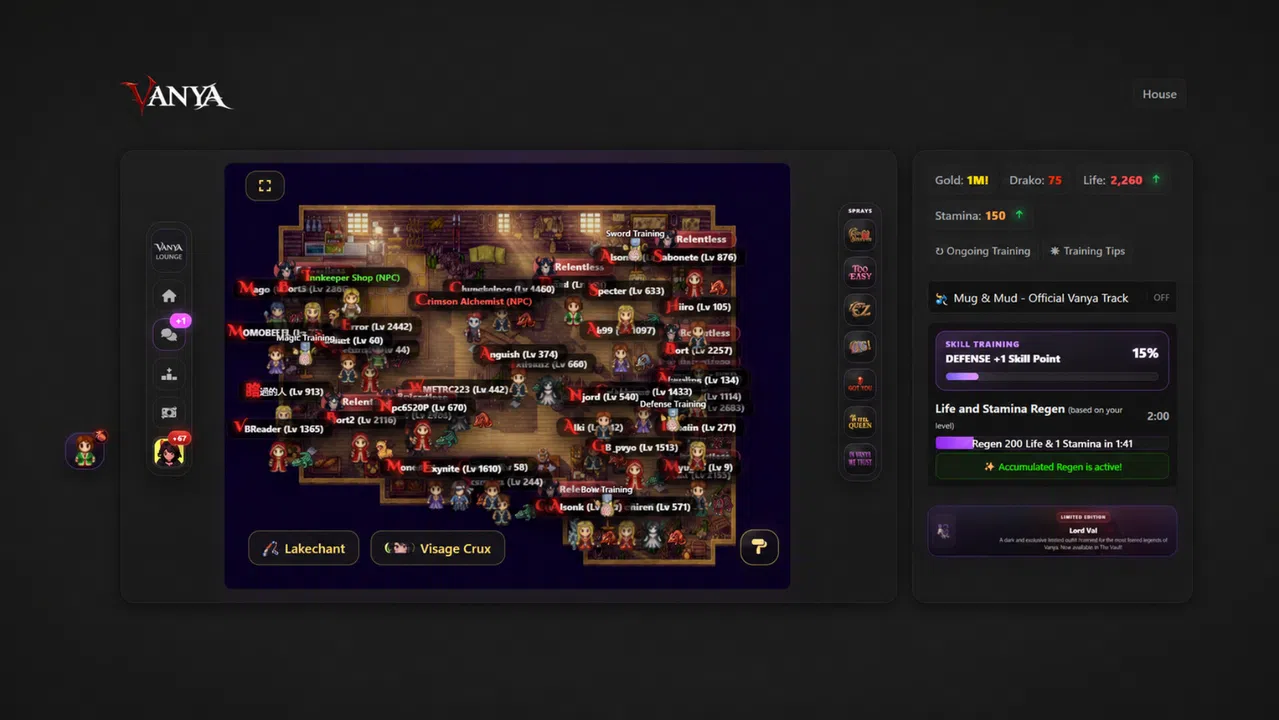Vanya Online - Idle MMORPG Screenshot 0