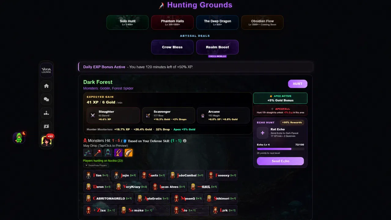 Vanya Online - Idle MMORPG Screenshot 3