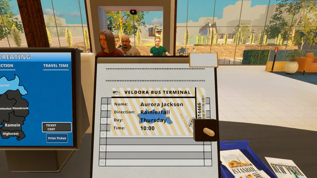Bus Terminal Simulator Screenshot 2