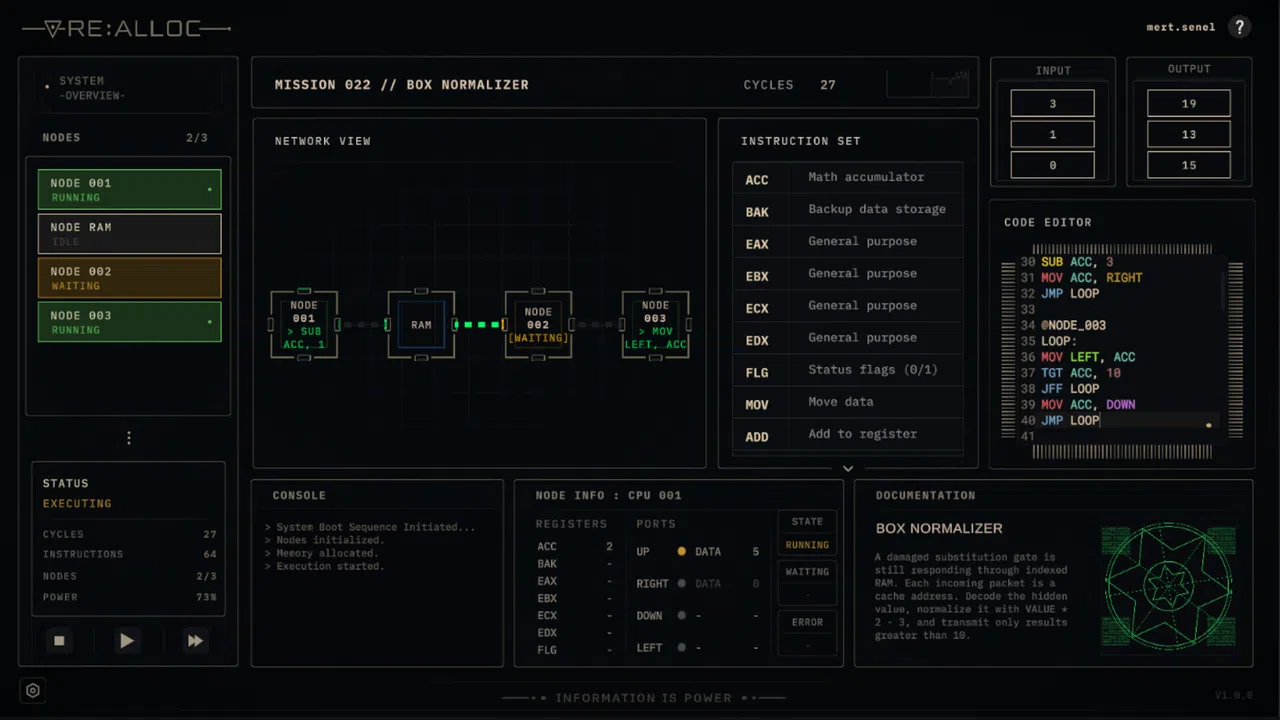 RE_ALLOC Screenshot 1