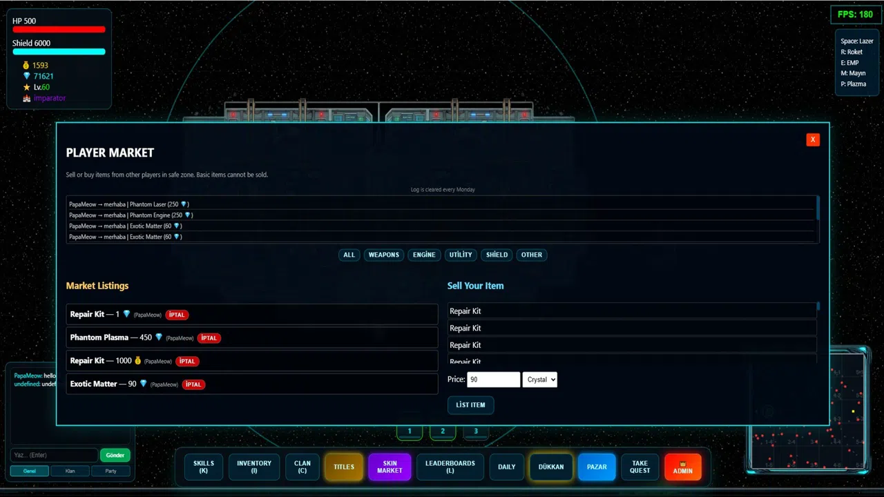 galaksia online Screenshot 1