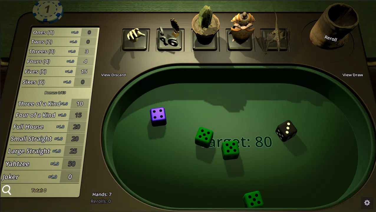 Loaded Dice - A Yahtzee Roguelike Screenshot 3
