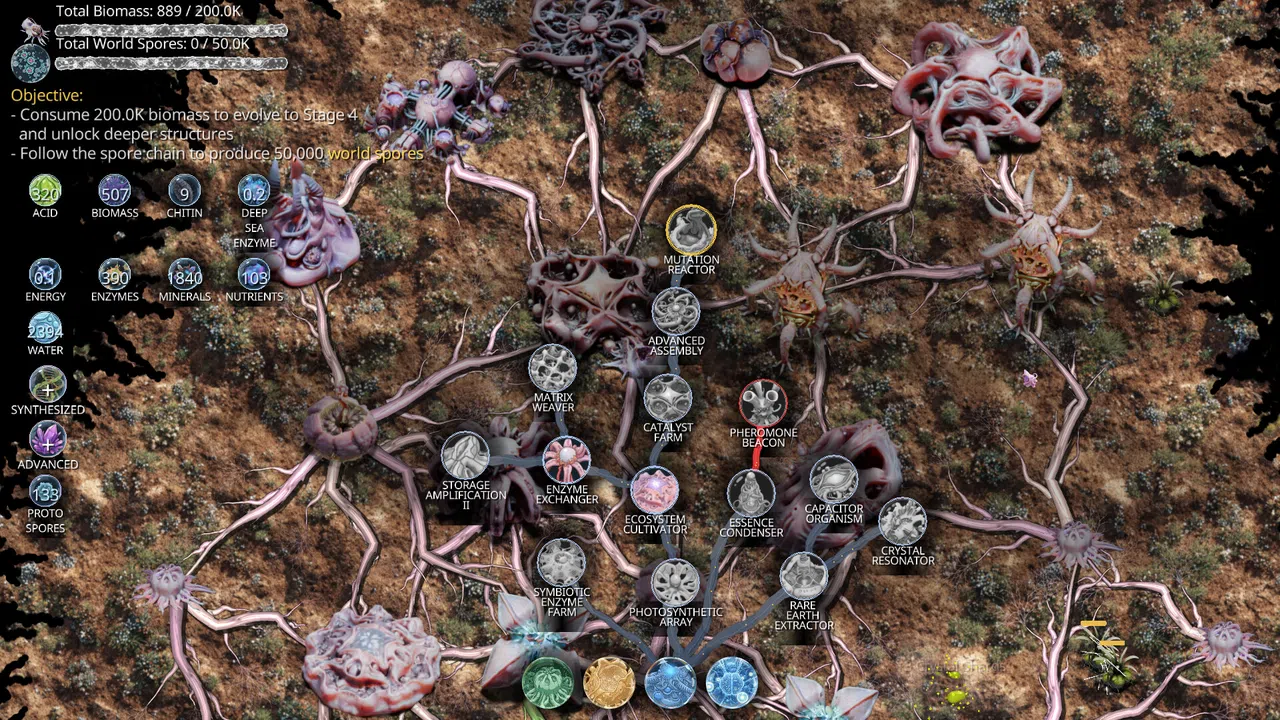 Mycelium Conquest Demo Screenshot 1