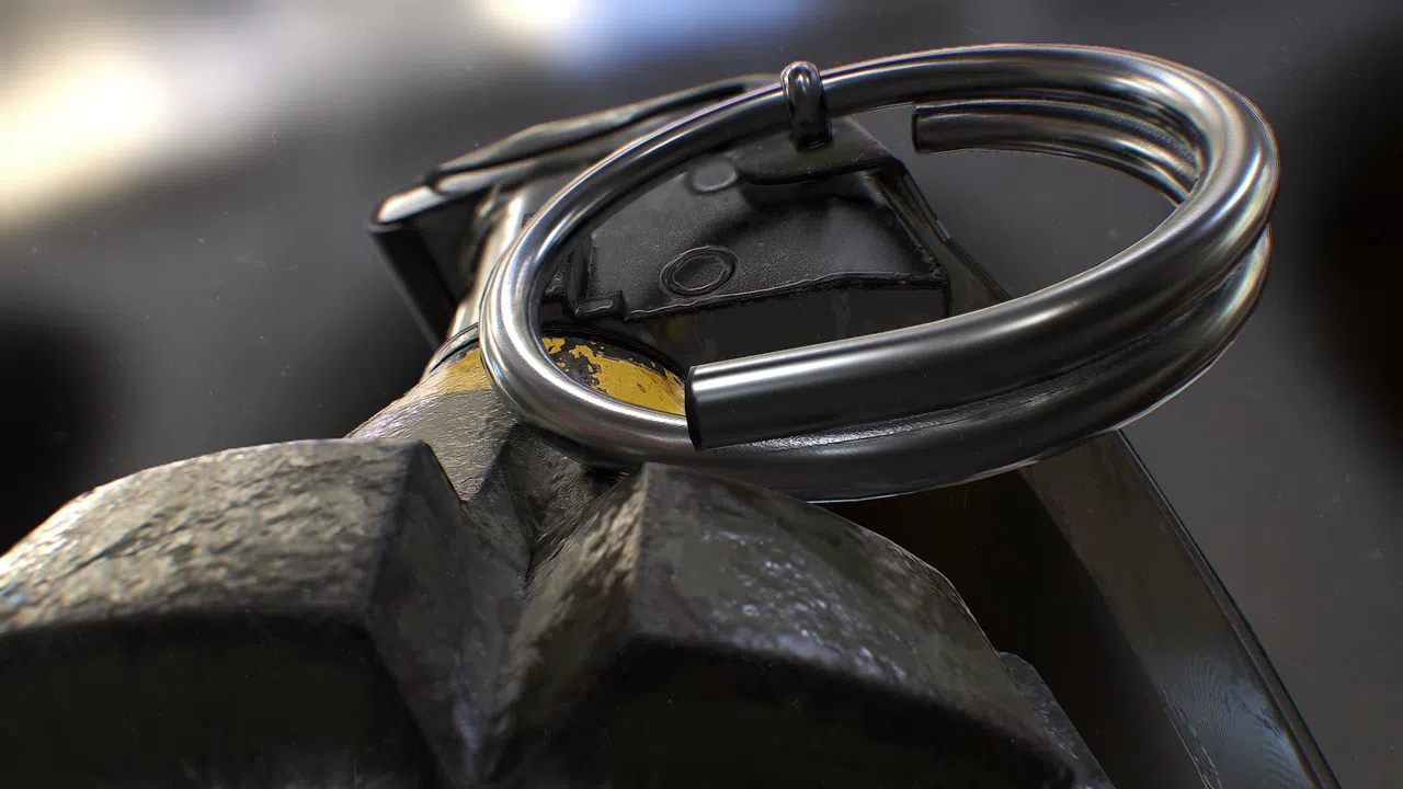 Ultimate Grenade Tutorial - Hardsurface 3D Course Screenshot 1