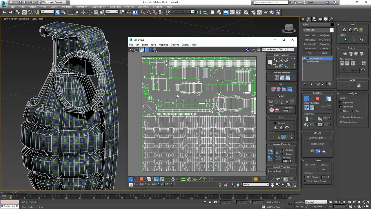 Ultimate Grenade Tutorial - Hardsurface 3D Course Screenshot 6
