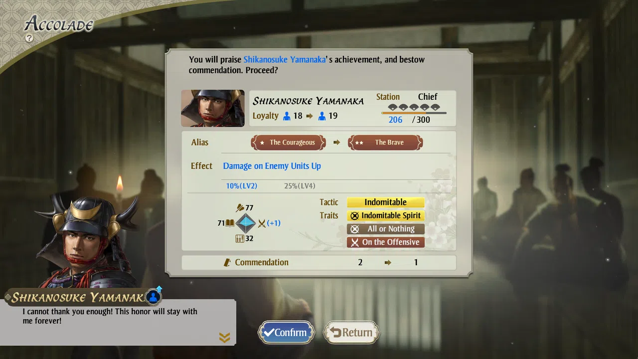 "NOBUNAGA'S AMBITION: Awakening" Additional Officer Graphics and Trait of Popular Officers from the "NOBUNAGA'S AMBITION" 40th Anniversary Series' Popularity Rankings Screenshot 4