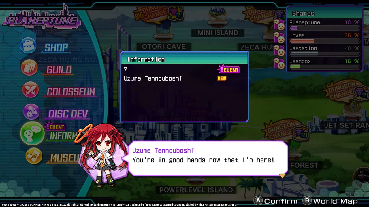 Hyperdimension Neptunia Re;Birth3 Uzume Battle Entry Screenshot 7