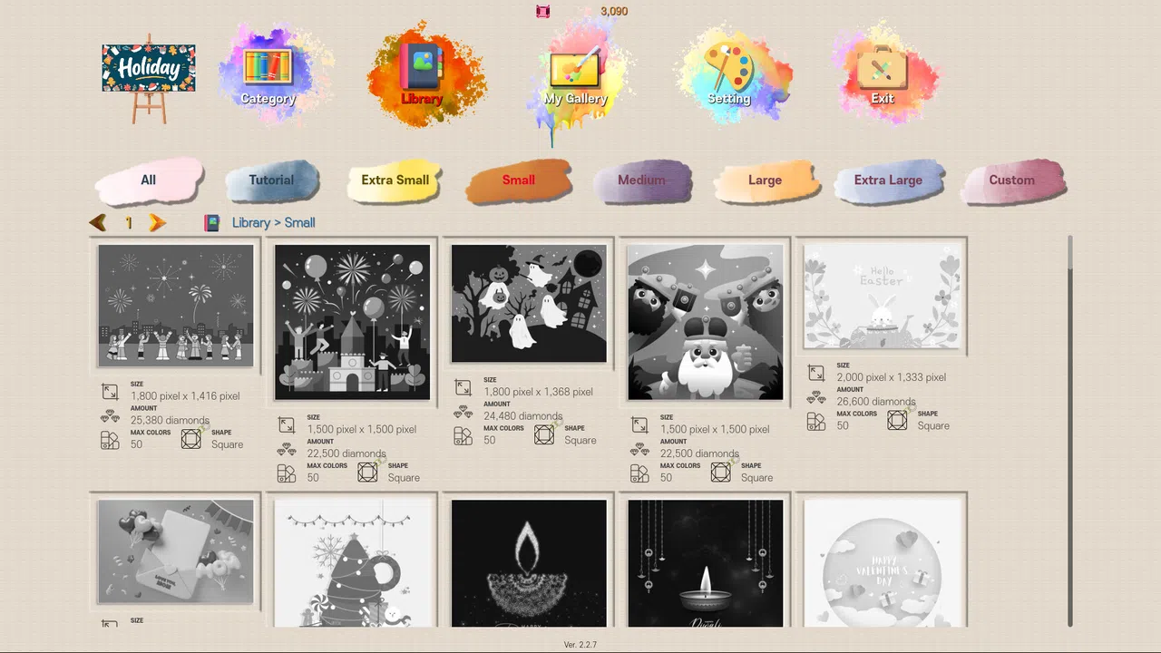 Diamond Painting - Holiday Expansion Pack Screenshot 5