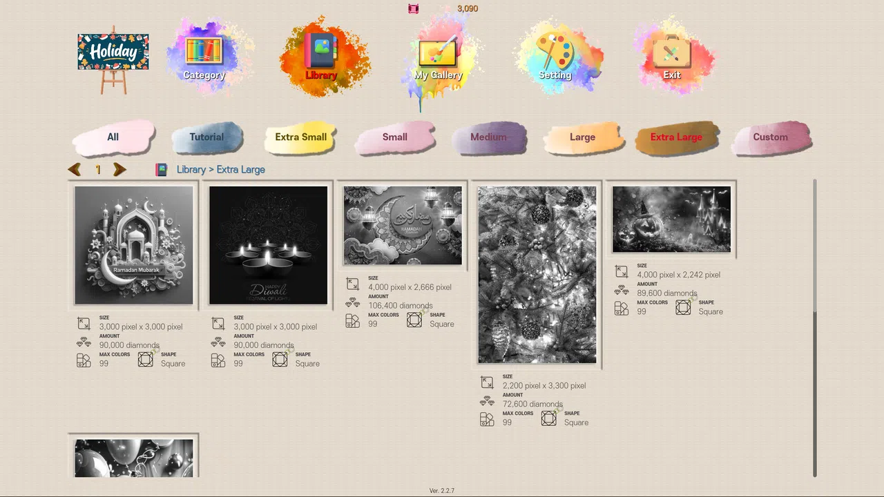 Diamond Painting - Holiday Expansion Pack Screenshot 8