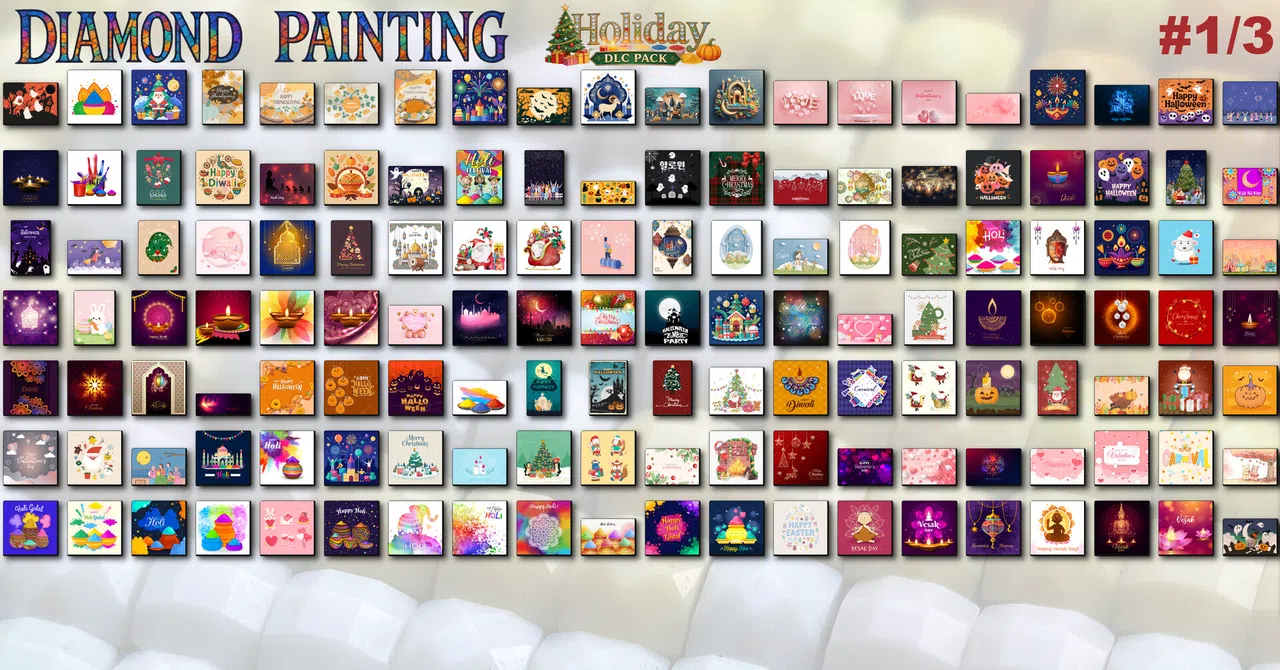 Diamond Painting - Holiday Expansion Pack Screenshot 0