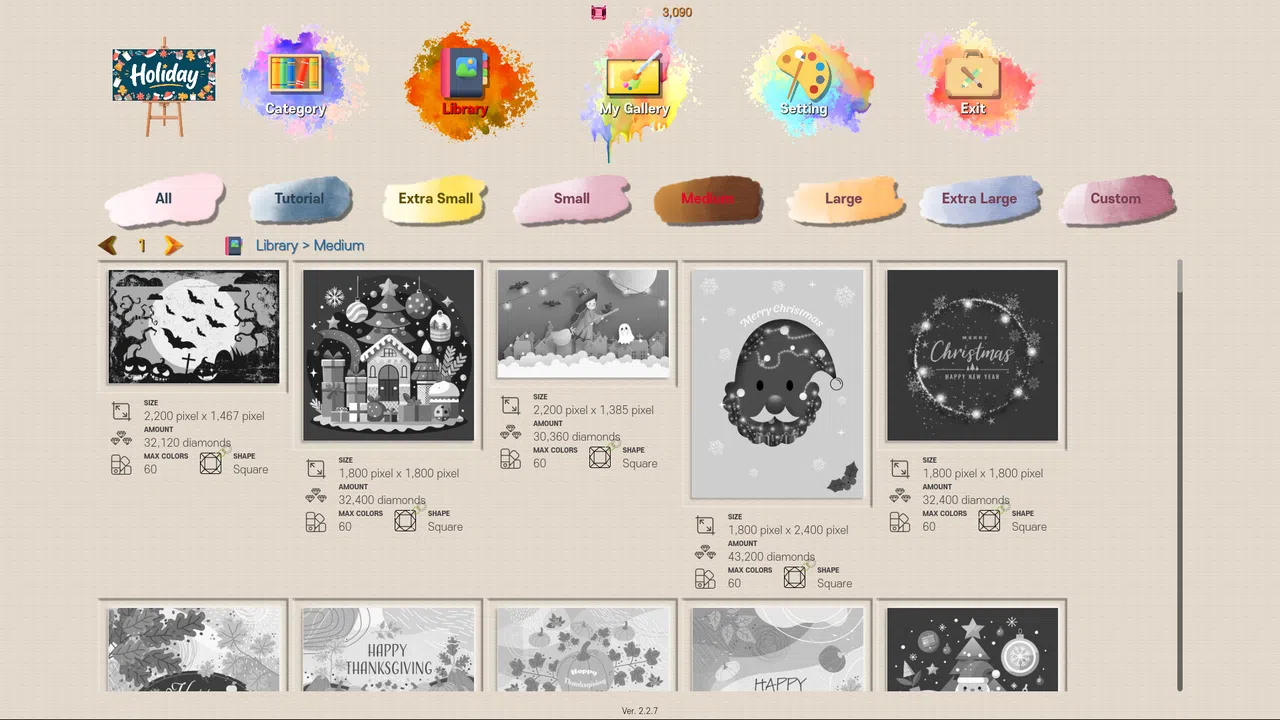 Diamond Painting - Holiday Expansion Pack Screenshot 6