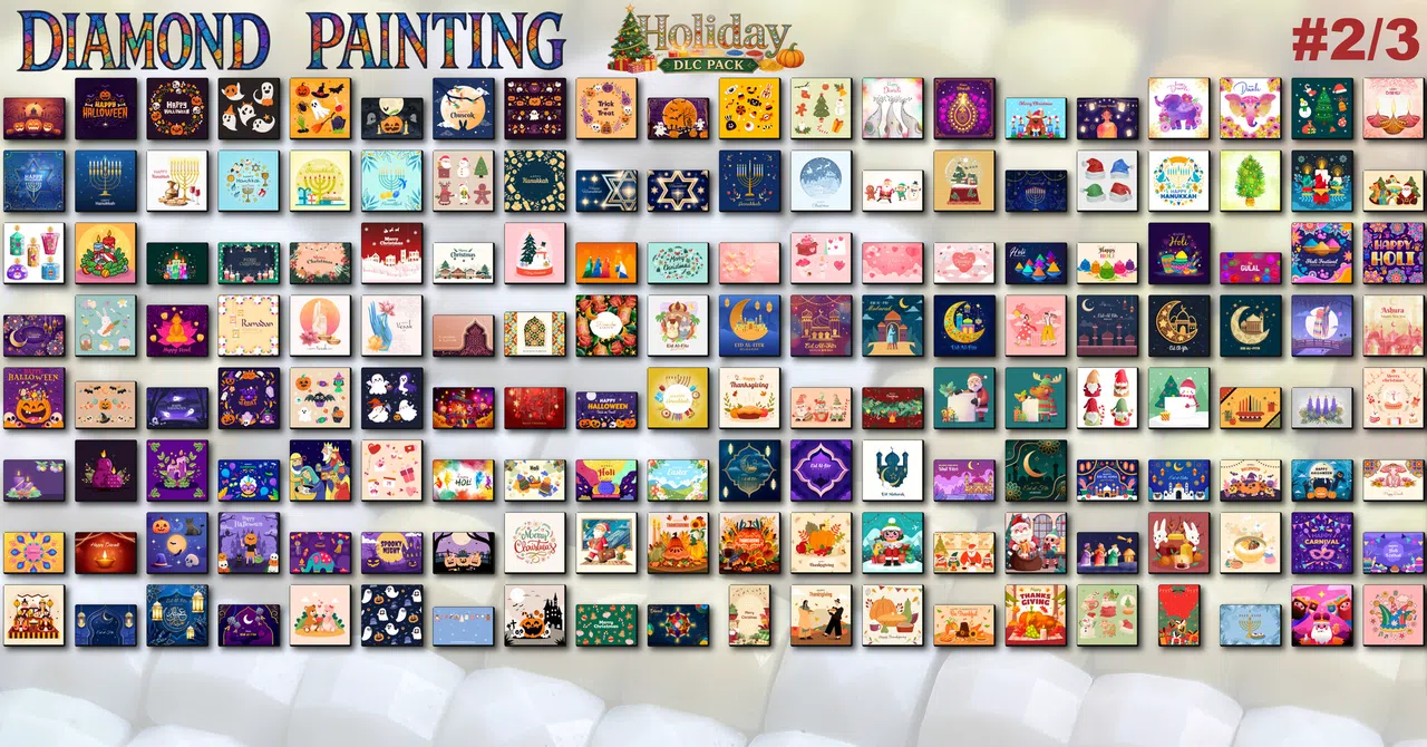 Diamond Painting - Holiday Expansion Pack Screenshot 1
