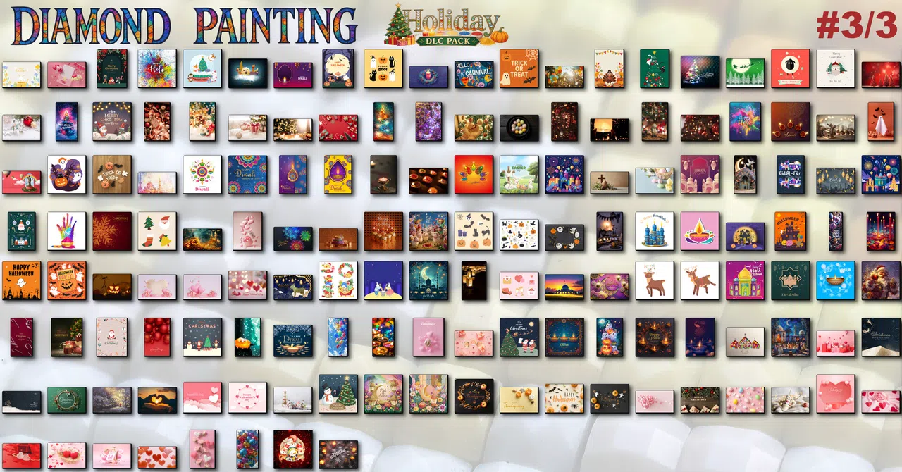 Diamond Painting - Holiday Expansion Pack Screenshot 2