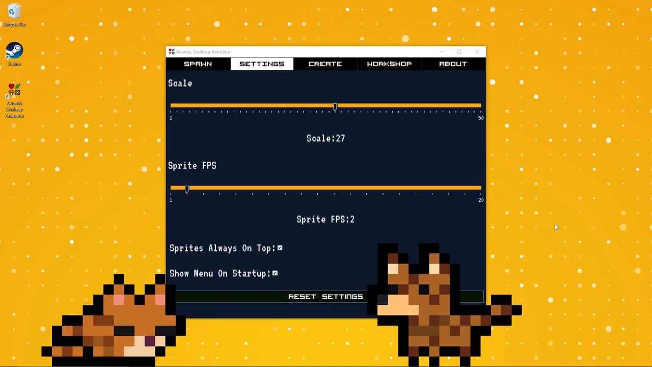 Anemis: Desktop Animator Screenshot 3