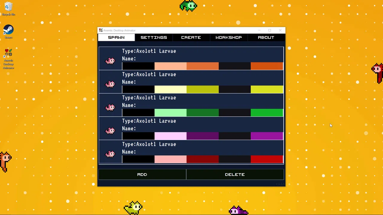 Anemis: Desktop Animator Screenshot 2