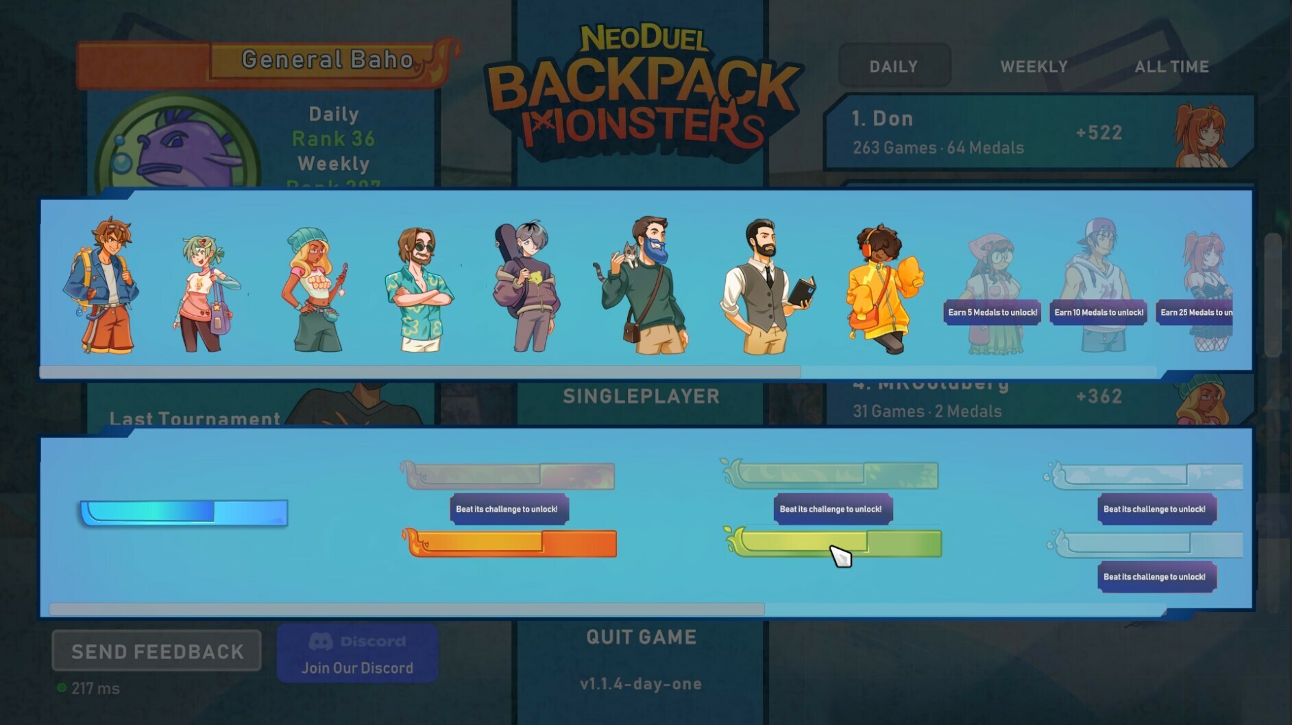 NEODUEL: Backpack Monsters Screenshot 4