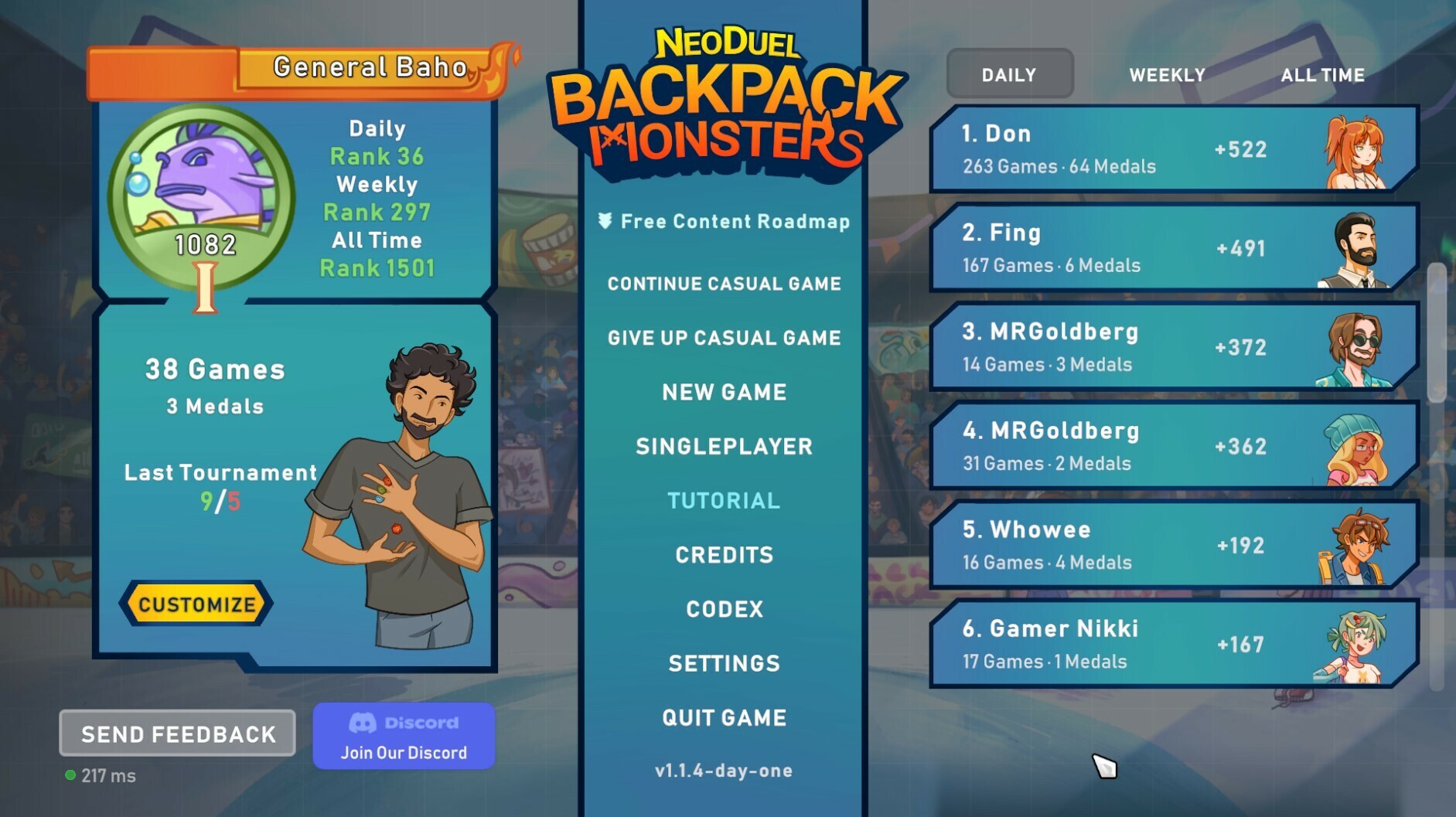 NEODUEL: Backpack Monsters Screenshot 2