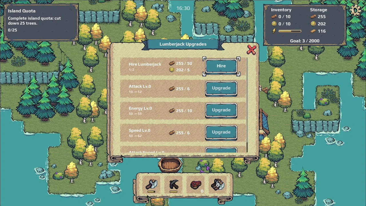 The Lumberjack's Routine Screenshot 2