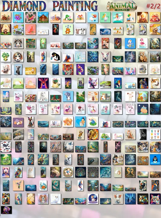 Diamond Painting - Animal Expansion Pack Screenshot 1