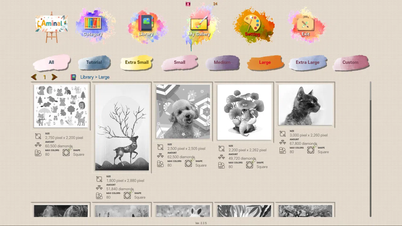 Diamond Painting - Animal Expansion Pack Screenshot 6