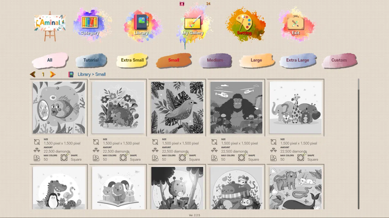 Diamond Painting - Animal Expansion Pack Screenshot 4