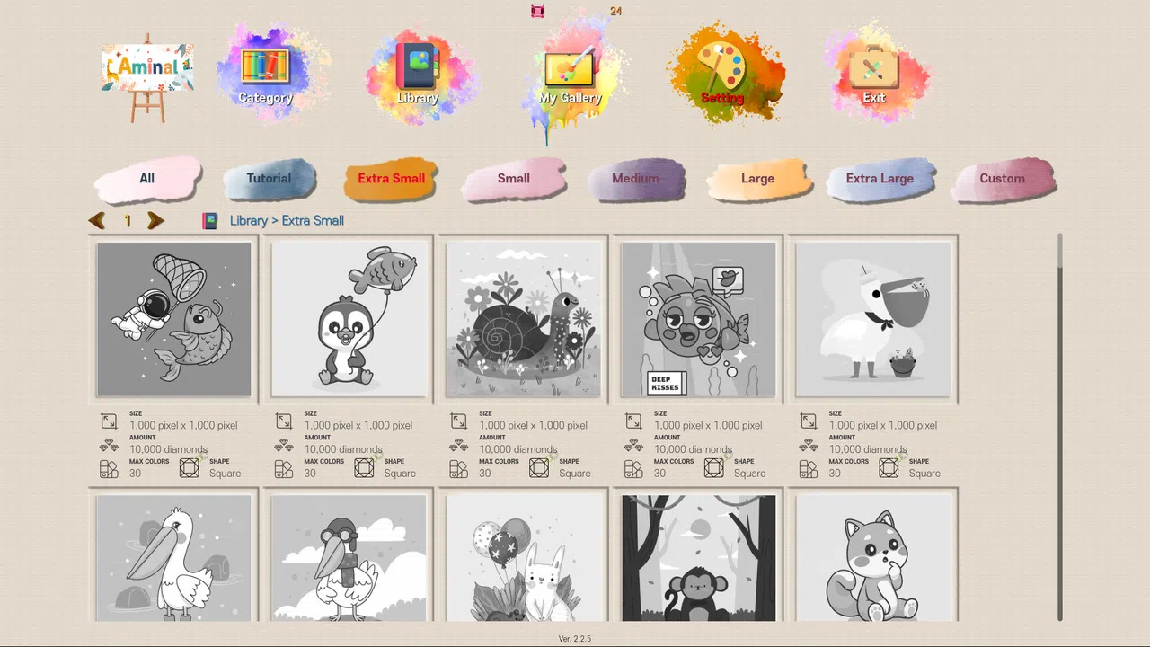 Diamond Painting - Animal Expansion Pack Screenshot 3