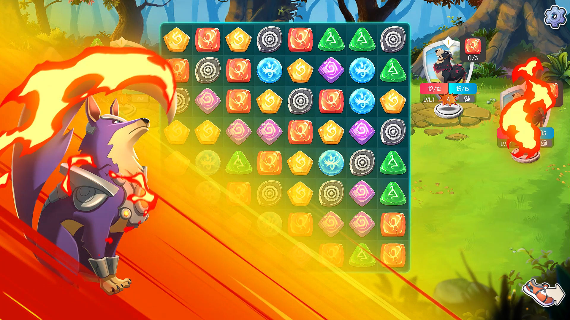 Beasties - Monster Trainer Puzzle RPG Screenshot 3