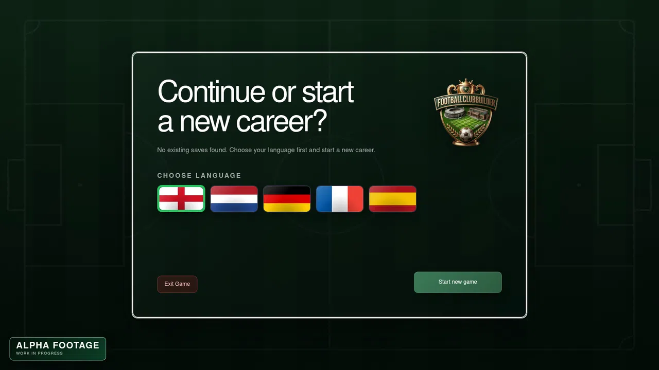 Football Club Builder Screenshot 1
