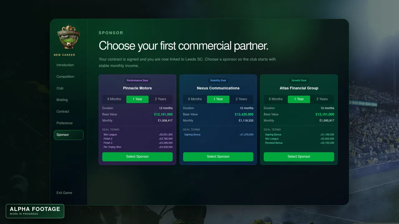 Football Club Builder Screenshot 10