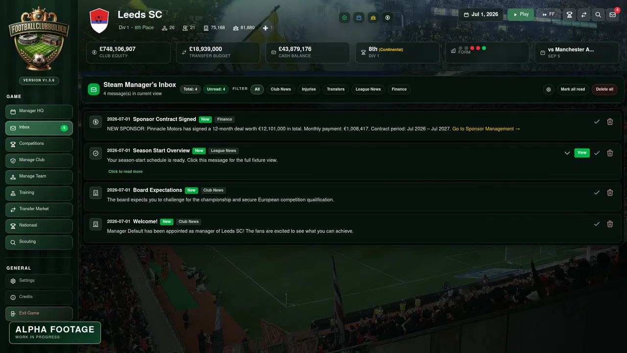 Football Club Builder Screenshot 25
