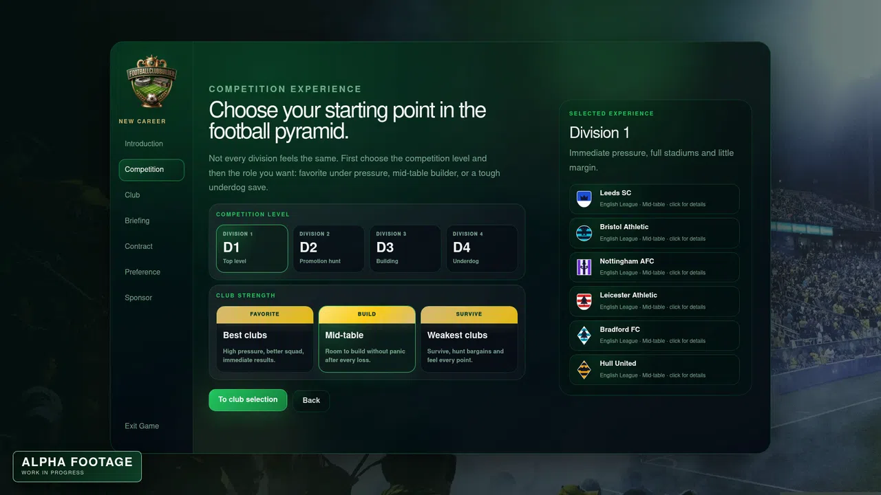 Football Club Builder Screenshot 3