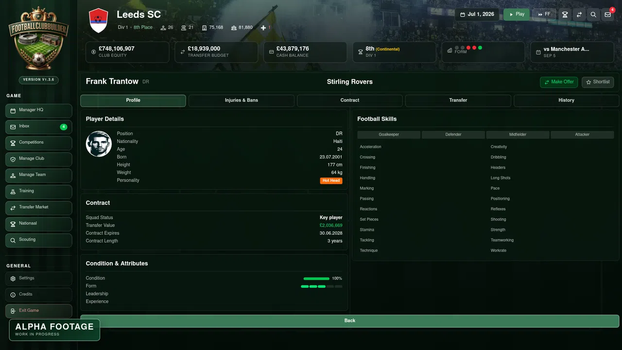 Football Club Builder Screenshot 20